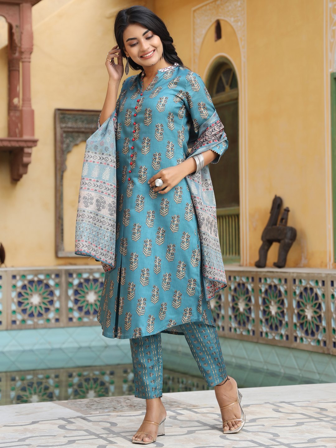 Hand-block Cotton Kurta